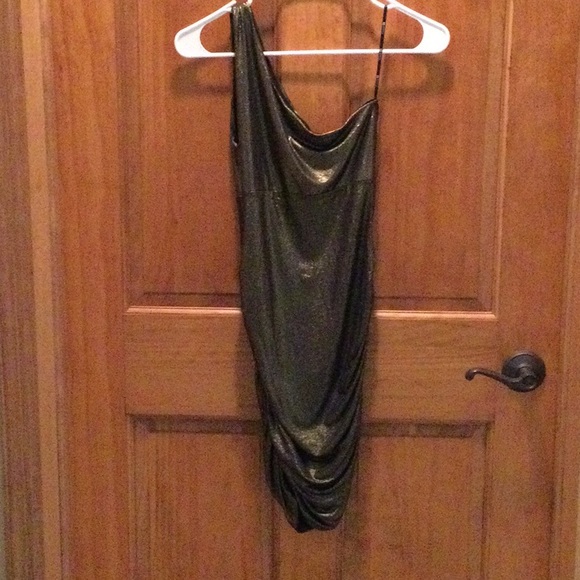 Beautiful gold forever 21 party dress size S - Picture 5 of 6